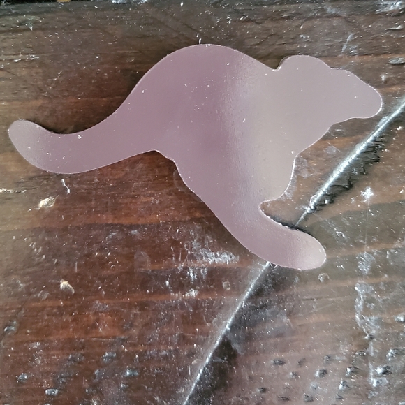 Metallic kangaroo fridge magnet from Australia - Picture 2 of 2